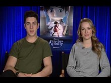 David Henrie & Bridgit Mendler (The Secret World of Arrietty) - Interview Video