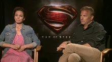 Diane Lane & Kevin Costner (Man of Steel) - Interview Video