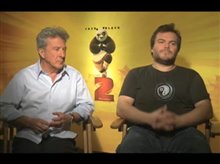 Dustin Hoffman & Jack Black (Kung Fu Panda 2) - Interview Video