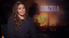 Elizabeth Olsen (Godzilla) - Interview Video