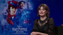 Emily Mortimer talks 'Mary Poppins Returns' - Interview Video