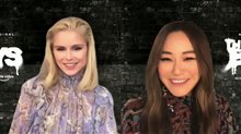 Erin Moriarty & Karen Fukuhara talk Season 2 of 'The Boys' - Interview Video