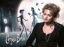 HELENA BONHAM CARTER - TIM BURTON'S CORPSE BRIDE - Interview Video