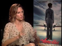 Hilary Swank (Amelia) - Interview Video