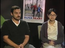 Jake Johnson & Charlyne Yi (Paper Heart) - Interview Video