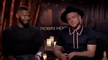 Jamie Foxx & Taron Egerton talk 'Robin Hood' - Interview Video