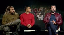 Jason Momoa, Ray Fisher & Ben Affleck Interview - Justice League Video