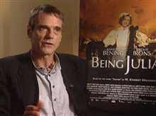 JEREMY IRONS - BEING JULIA - Interview Video