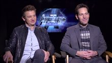 Jeremy Renner & Paul Rudd talk 'Avengers: Endgame' - Interview Video