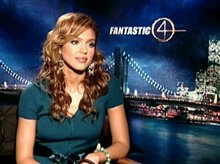 JESSICA ALBA - FANTASTIC FOUR - Interview Video