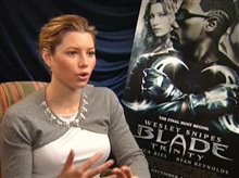 JESSICA BIEL - BLADE: TRINITY - Interview Video
