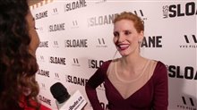 Jessica Chastain - Miss Sloane Red Carpet Interview Video