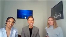 Jordan Gavaris, Julia Stiles and Madison Shamoun on their new series 'The Lake' - Interview Video