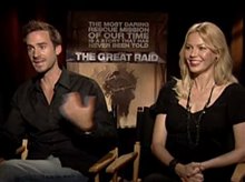 JOSEPH FIENNES & CONNIE NIELSEN - THE GREAT RAID - Interview Video