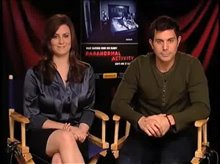Katie Featherston & Micah Sloat (Paranormal Activity) - Interview Video