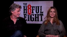 Kurt Russell & Jennifer Jason Leigh - The Hateful Eight - Interview Video