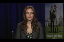 Leighton Meester (That's My Boy) - Interview Video