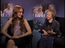 Lily Collins & Jae Head (The Blind Side) - Interview Video