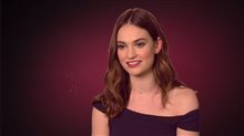 Lily James Interview - Baby Driver Video
