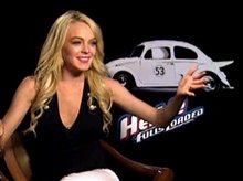 LINDSAY LOHAN talks HERBIE: FULLY LOADED - Interview Video