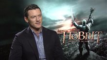 Luke Evans (The Hobbit: The Battle of the Five Armeis) - Interview Video