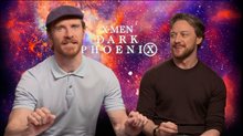 Michael Fassbender & James McAvoy talk 'Dark Phoenix' - Interview Video