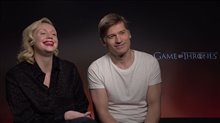 Nikolaj Coster-Waldau & Gwendoline Christie talk 'Game of Thrones' - Interview Video