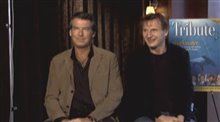 PIERCE BROSNAN & LIAM NEESON (SERAPHIM FALLS) - Interview Video