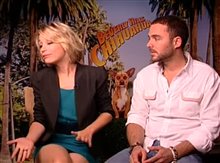 Piper Perabo & Manolo Cardona (Beverly Hills Chihuahua) - Interview Video