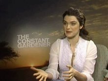 RACHEL WEISZ - THE CONSTANT GARDENER - Interview Video