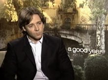 RUSSELL CROWE (A GOOD YEAR) - Interview Video