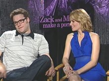 Seth Rogan & Elizabeth Banks (Zack and Miri Make a Porno) - Interview Video