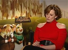 Sigourney Weaver (The Tale of Despereaux) - Interview Video