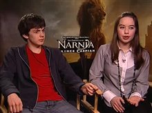 Skandar Keynes & Anna Popplewell (The Chronicles of Narnia: Prince Caspian) - Interview Video