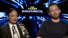 Tessa Thompson & Tom Hiddleston Interview - Thor: Ragnarok Video