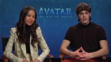 Trinity Jo-Li Bliss and Jack Champion on filming 'Avatar: The Way of Water' - Interview Video