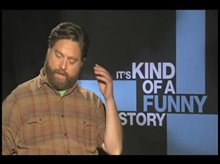Zach Galifianakis (It's Kind of a Funny Story) - Interview Video