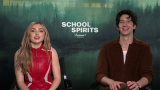 Peyton List and Milo Manheim talk S3 of 'School Spirits' - Interview Video Thumbnail